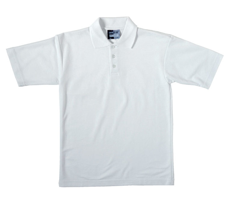 White Polo Shirt – Klassy Kids School Uniform