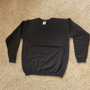 Fruit of the Loom Black Sweatshirt